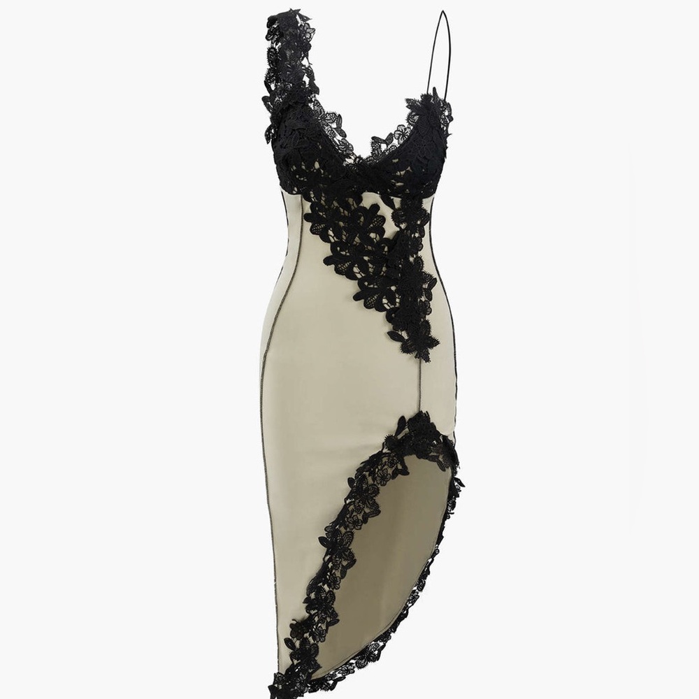 Asymmetric lace panel - Picture 2 of 5